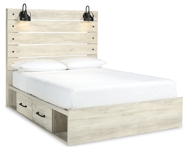 Cambeck  Panel Bed With 2 Storage Drawers