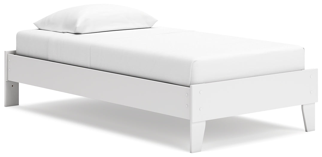 Socalle Twin Platform Bed with Nightstand