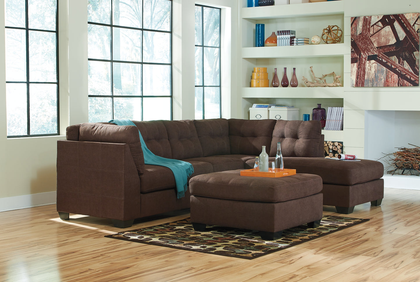 Maier 2-Piece Sectional with Ottoman